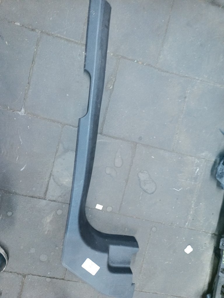 Left front door window molding