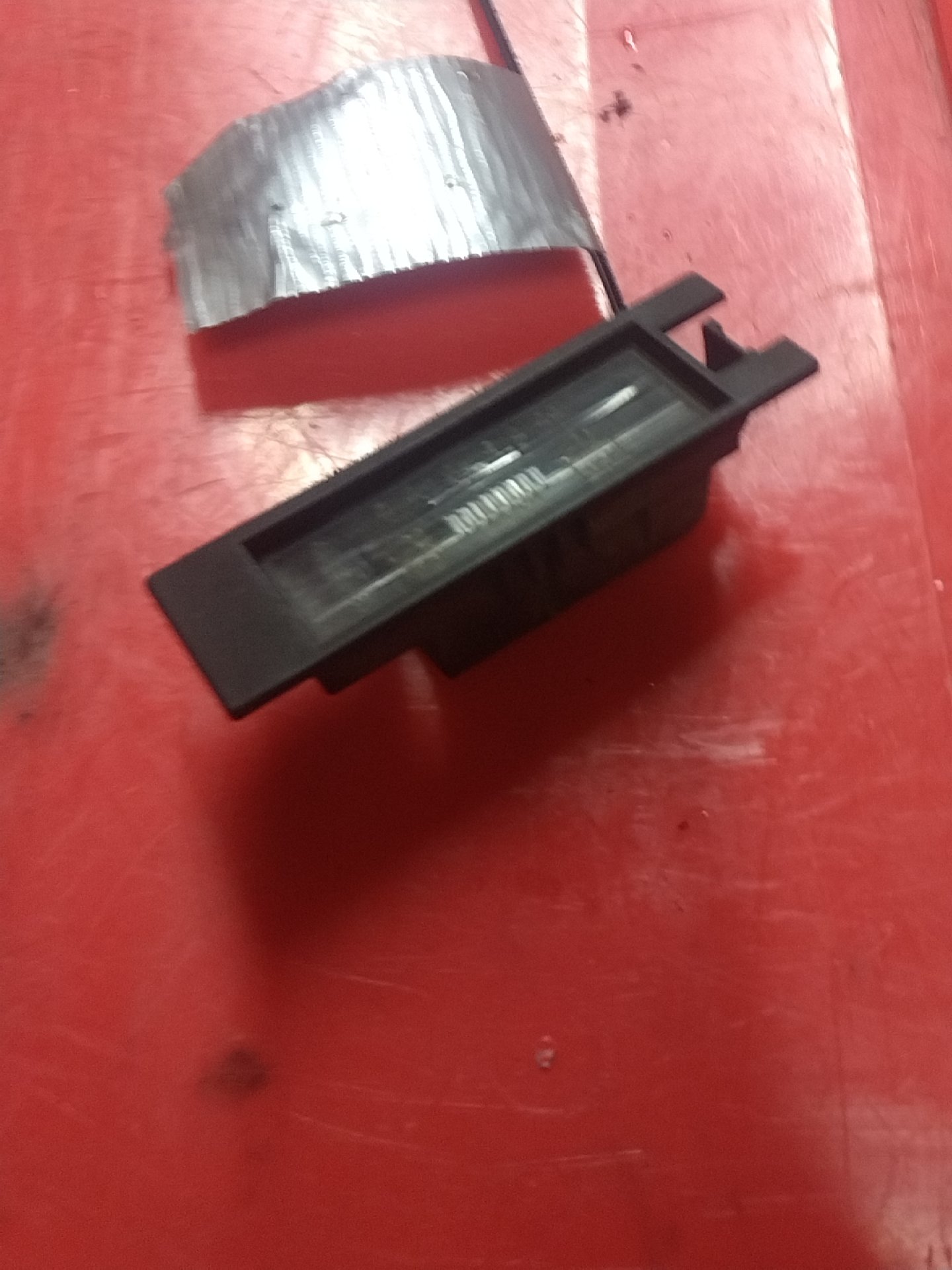 éclairage de plaque d'immatriculation