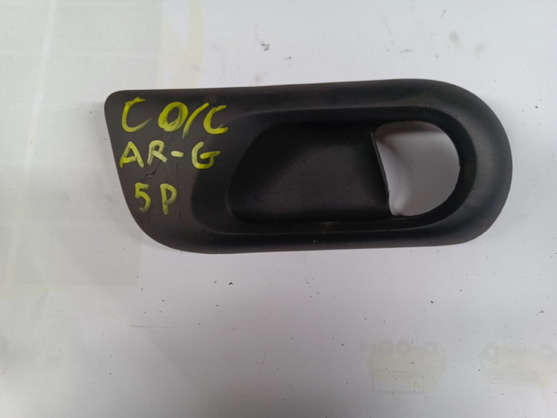 Plastic cover for rear left door handle