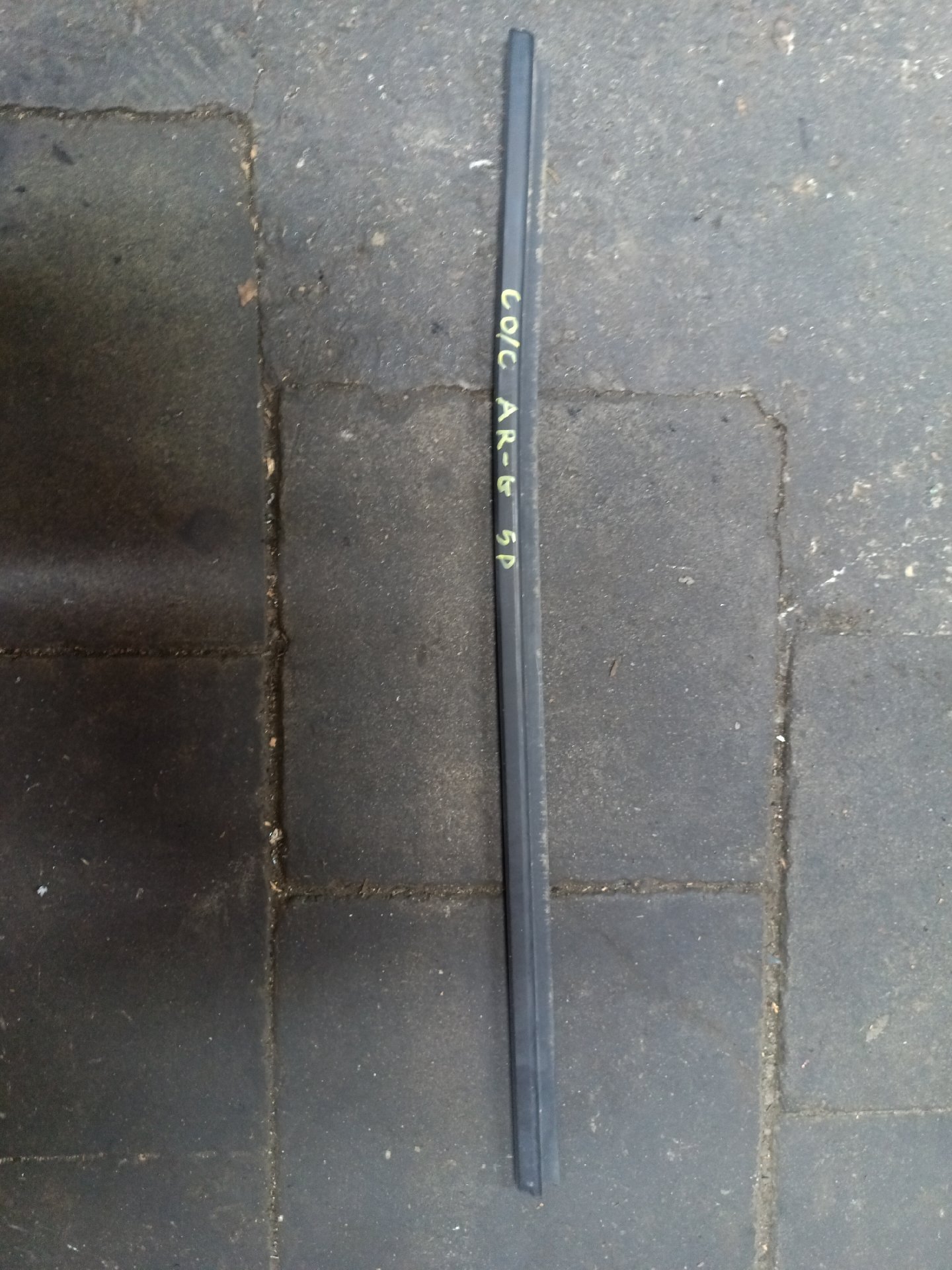 Rear left window seals