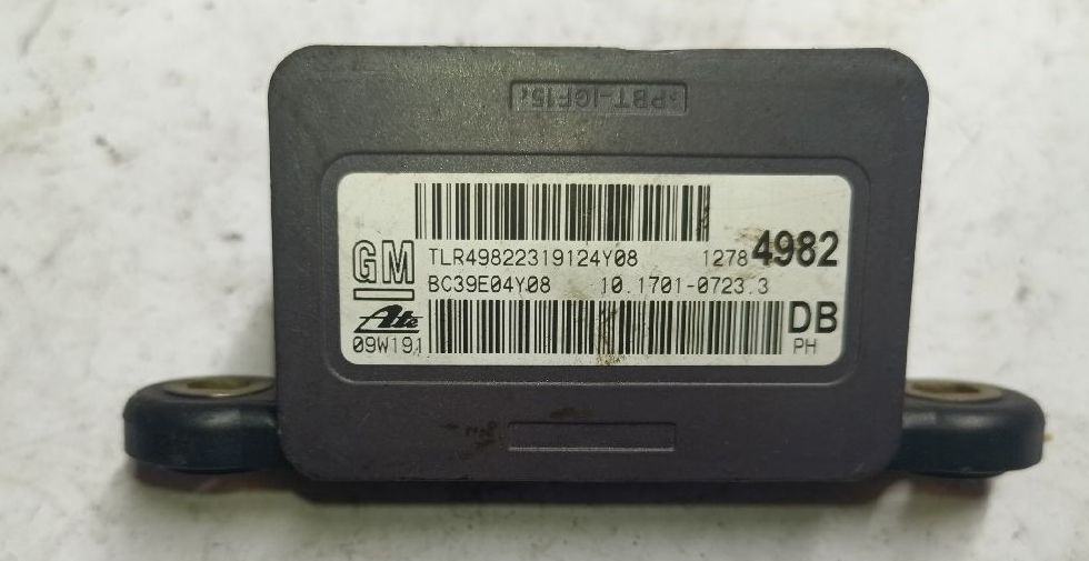 Yaw rate and acceleration sensor