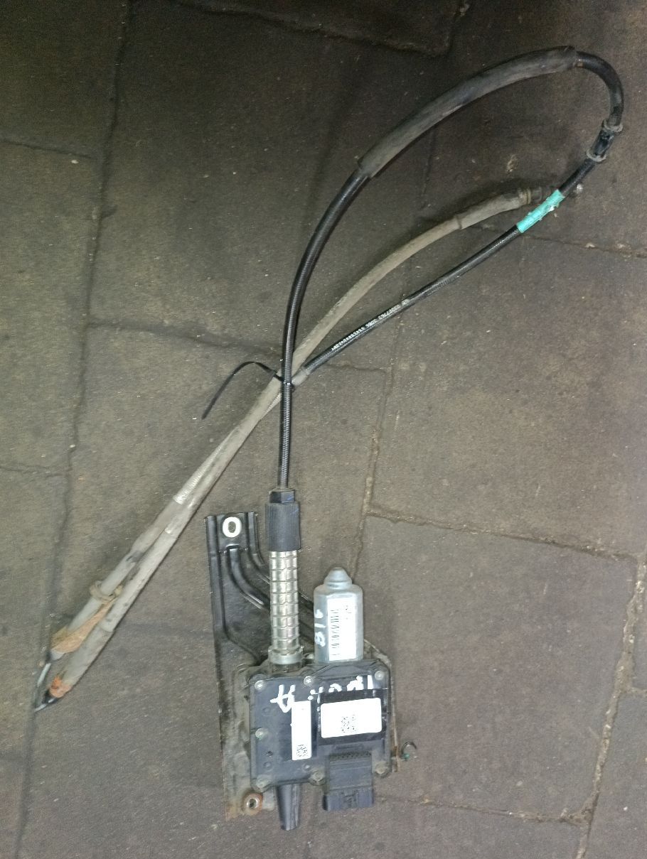 Parking brake actuator with control unit