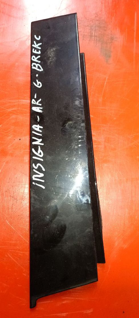 Front left door window trim