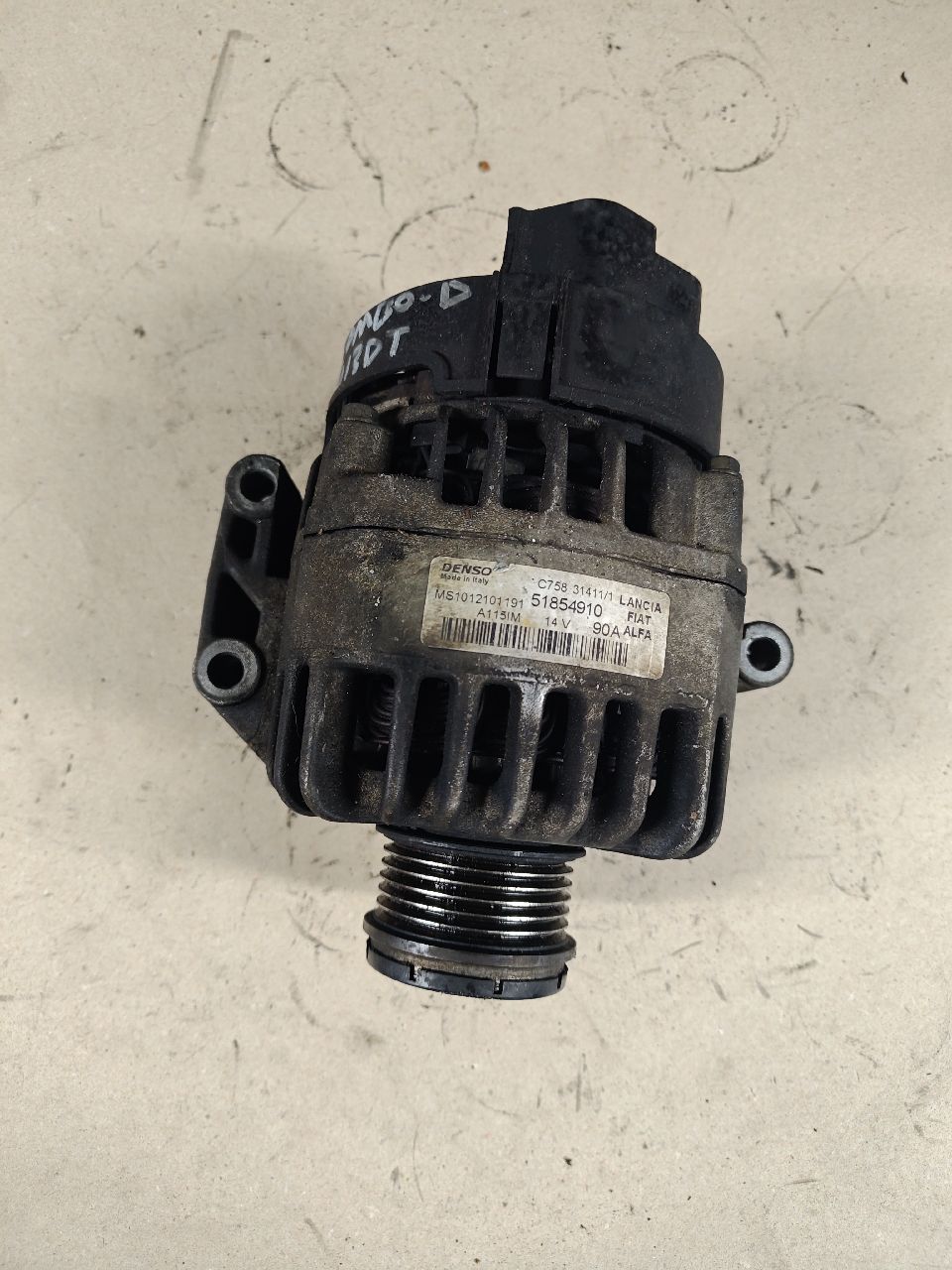 Dynamo (alternator) voor Combo D 1.3 90A