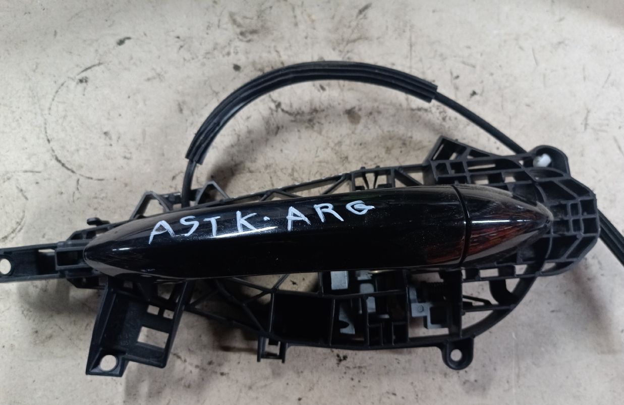 Left rear black handle