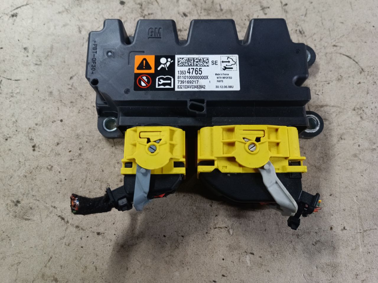 Module contrôle airbag