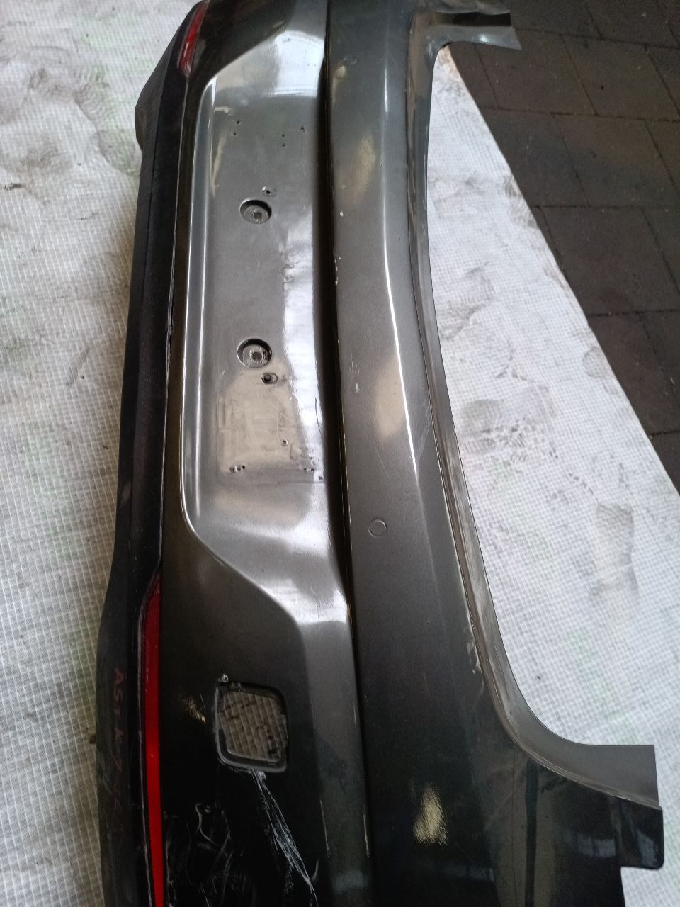 Rear bumper for Astra K with 4 sensors