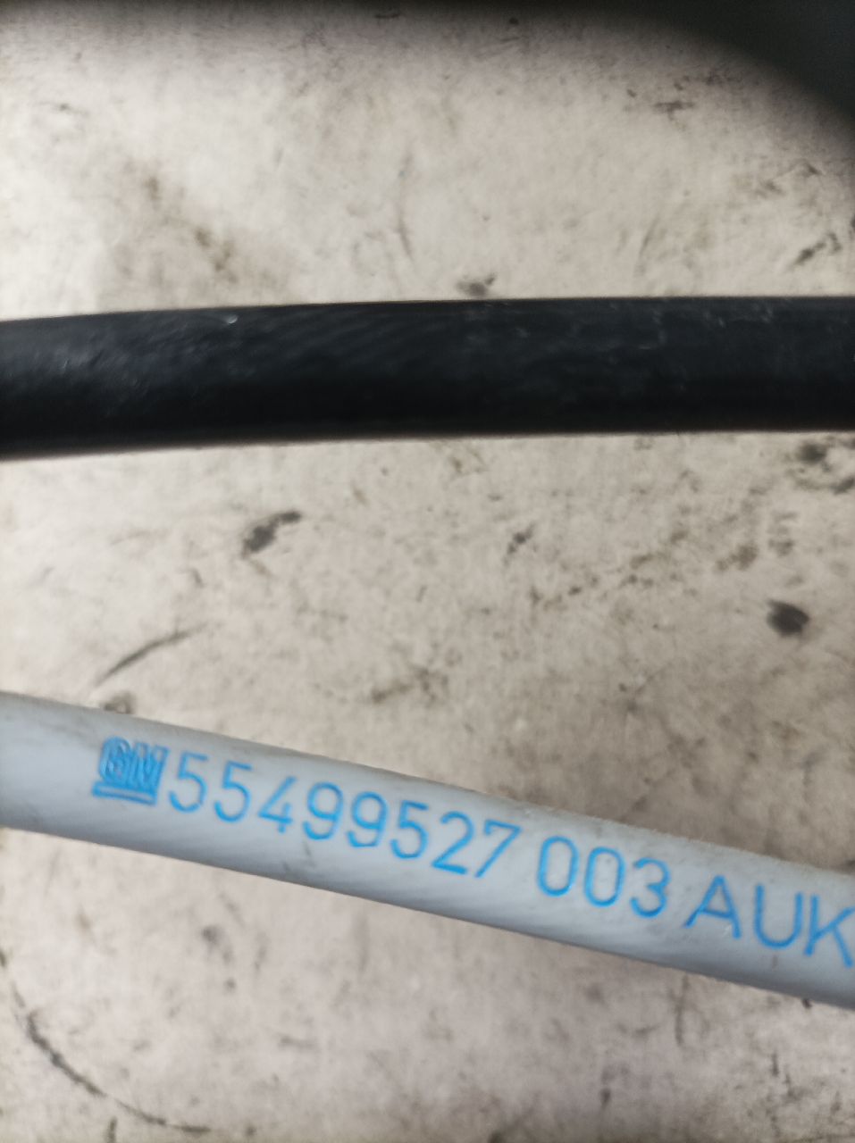 Opel Astra K gearshift lever and cables