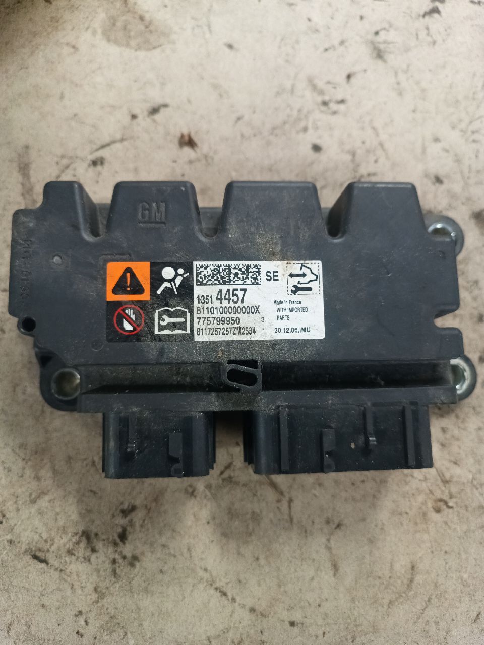 Boitier airbag Opel Astra K