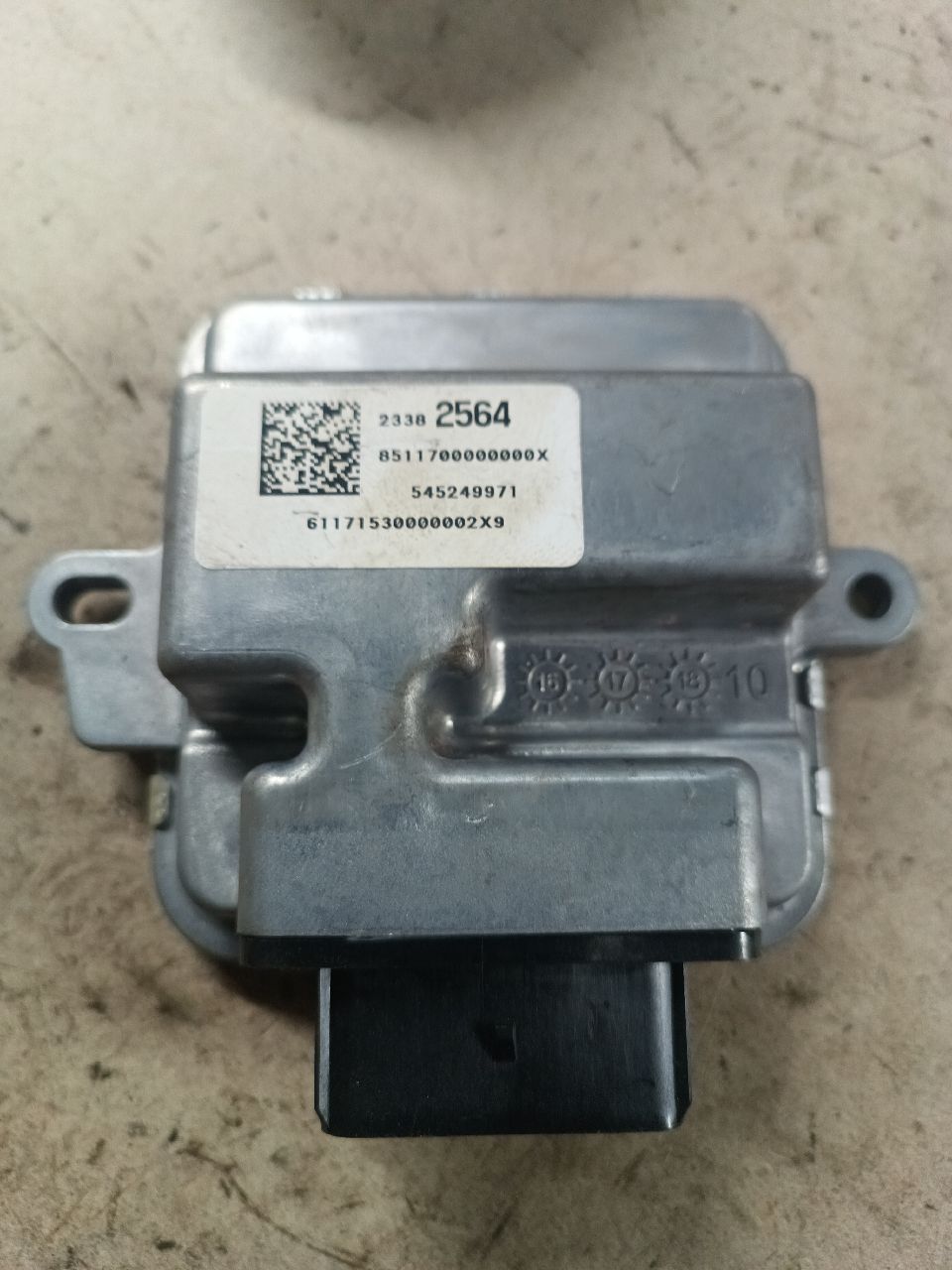 Opel Astra K fuel control module