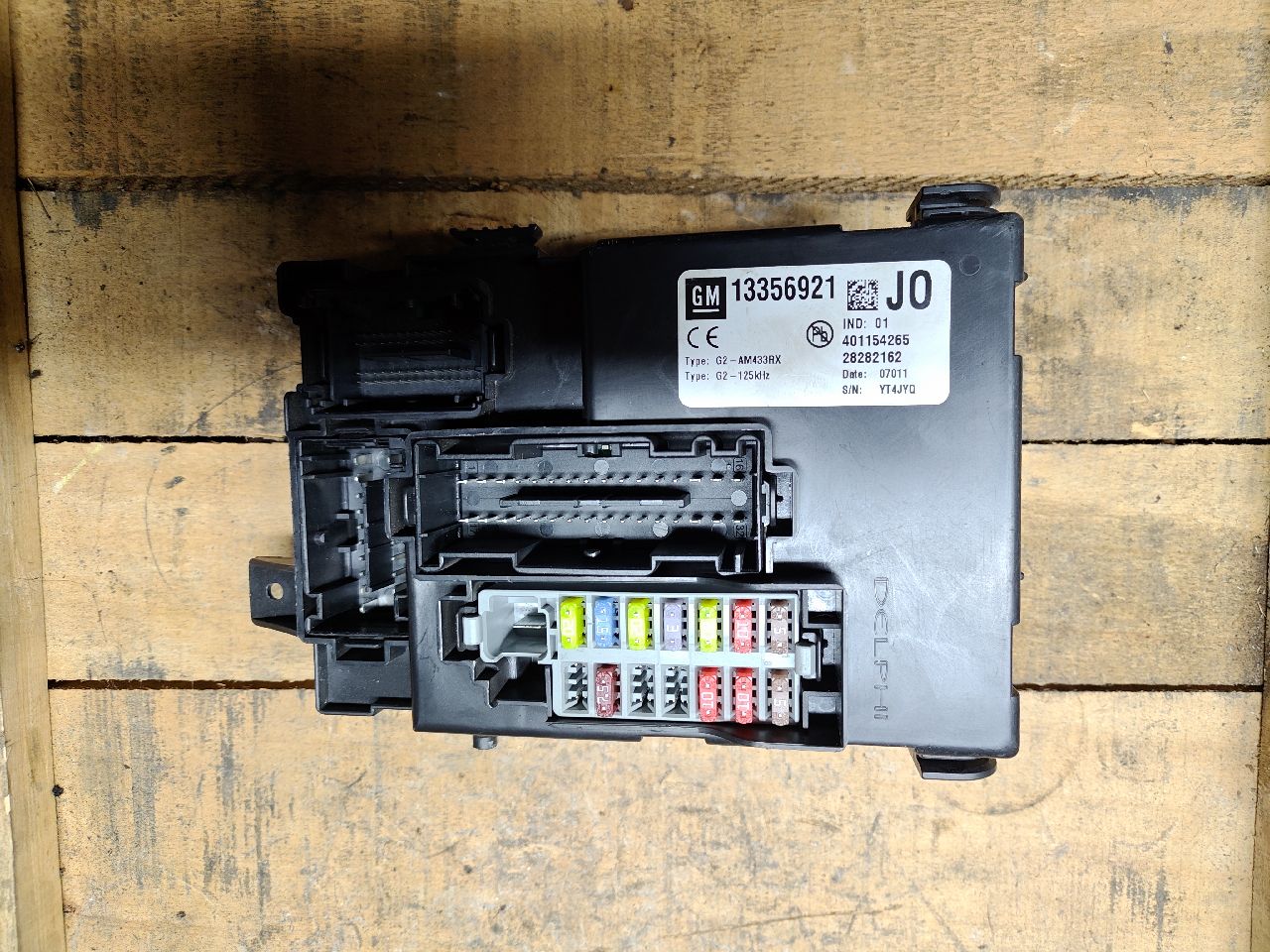 Fuse box Meriva B. JO