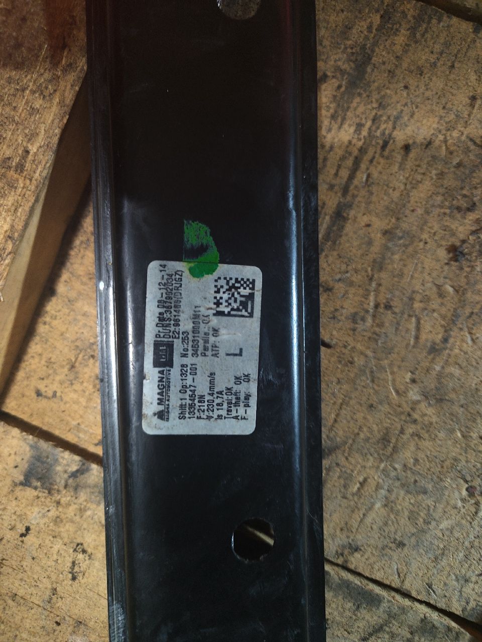 Front left window regulator Meriva b