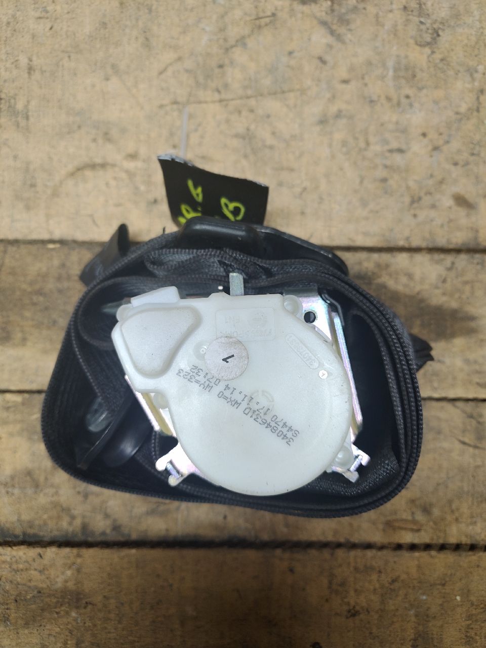 Left rear seat belt retractor
