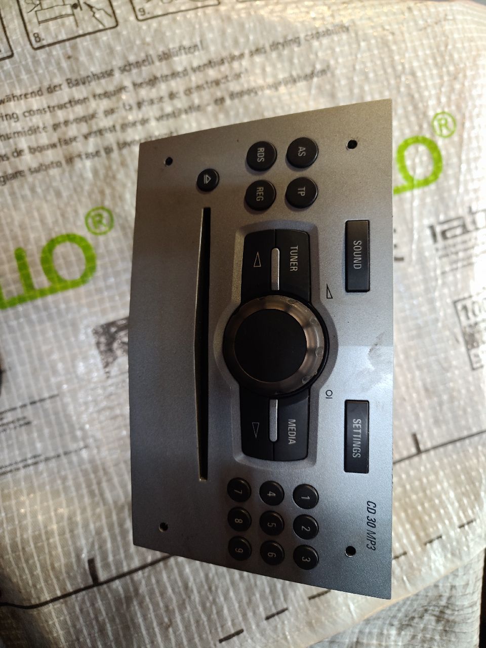 Radio cd30 mp3 gris