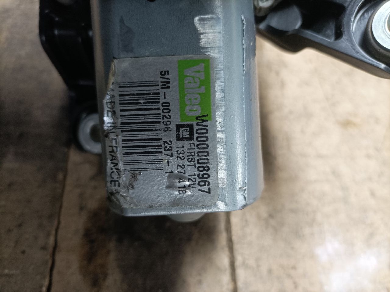 Rear wiper motor for Opel Insignia A sport tourer