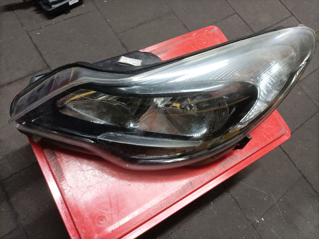 Left front headlight for Opel Corsa D Phase 2