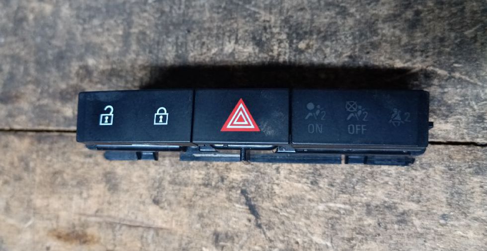 Hazard warning light switch