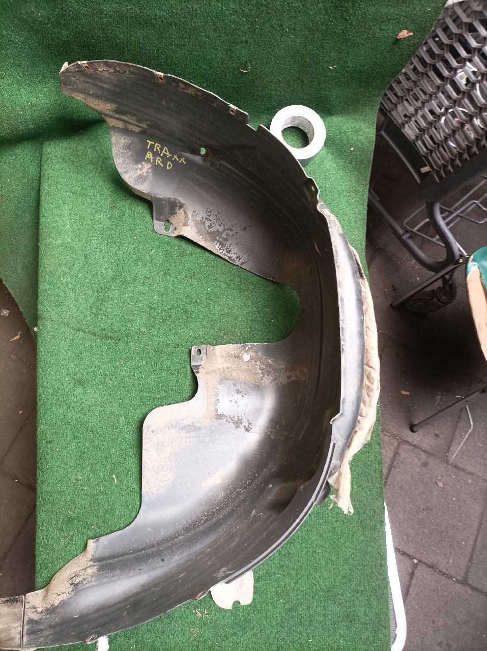 Right rear wheel arch