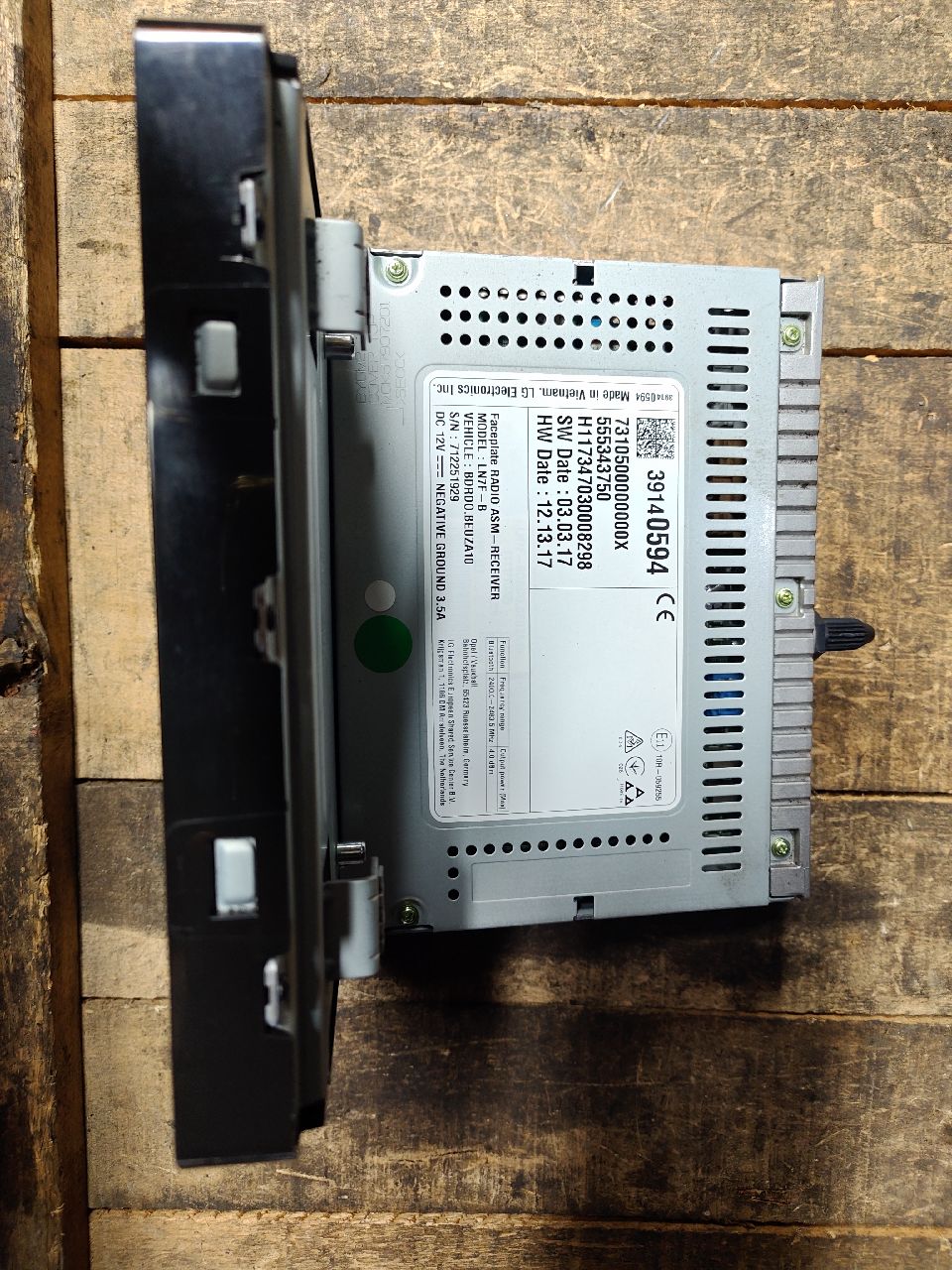 Radio for Corsa E