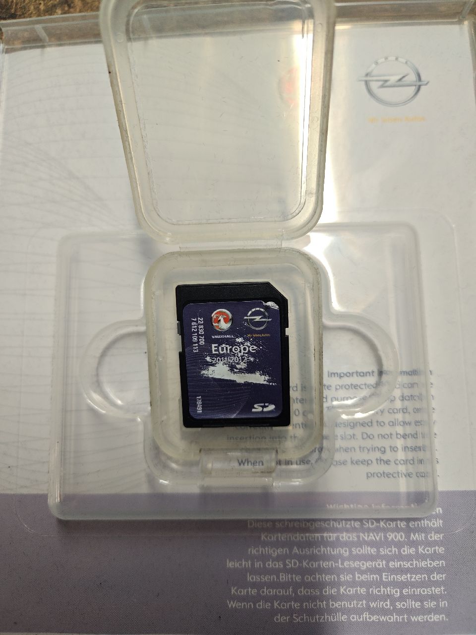 SD card for Navi 900