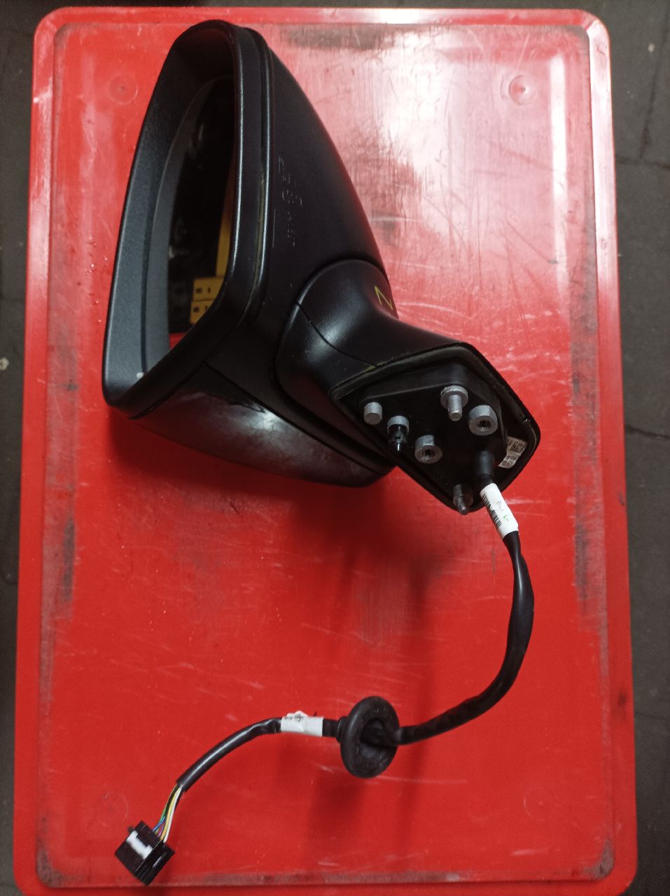 Right exterior mirror, electrically adjustable, heated, electrically foldable, with blind spot detector for Opel Astra K