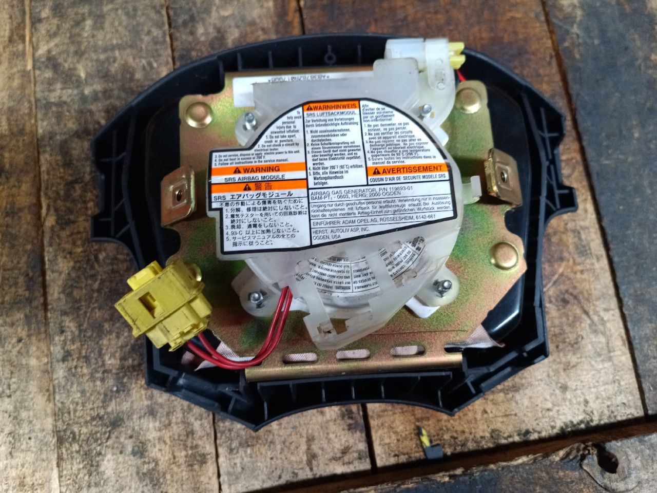 Driver airbag Frontera