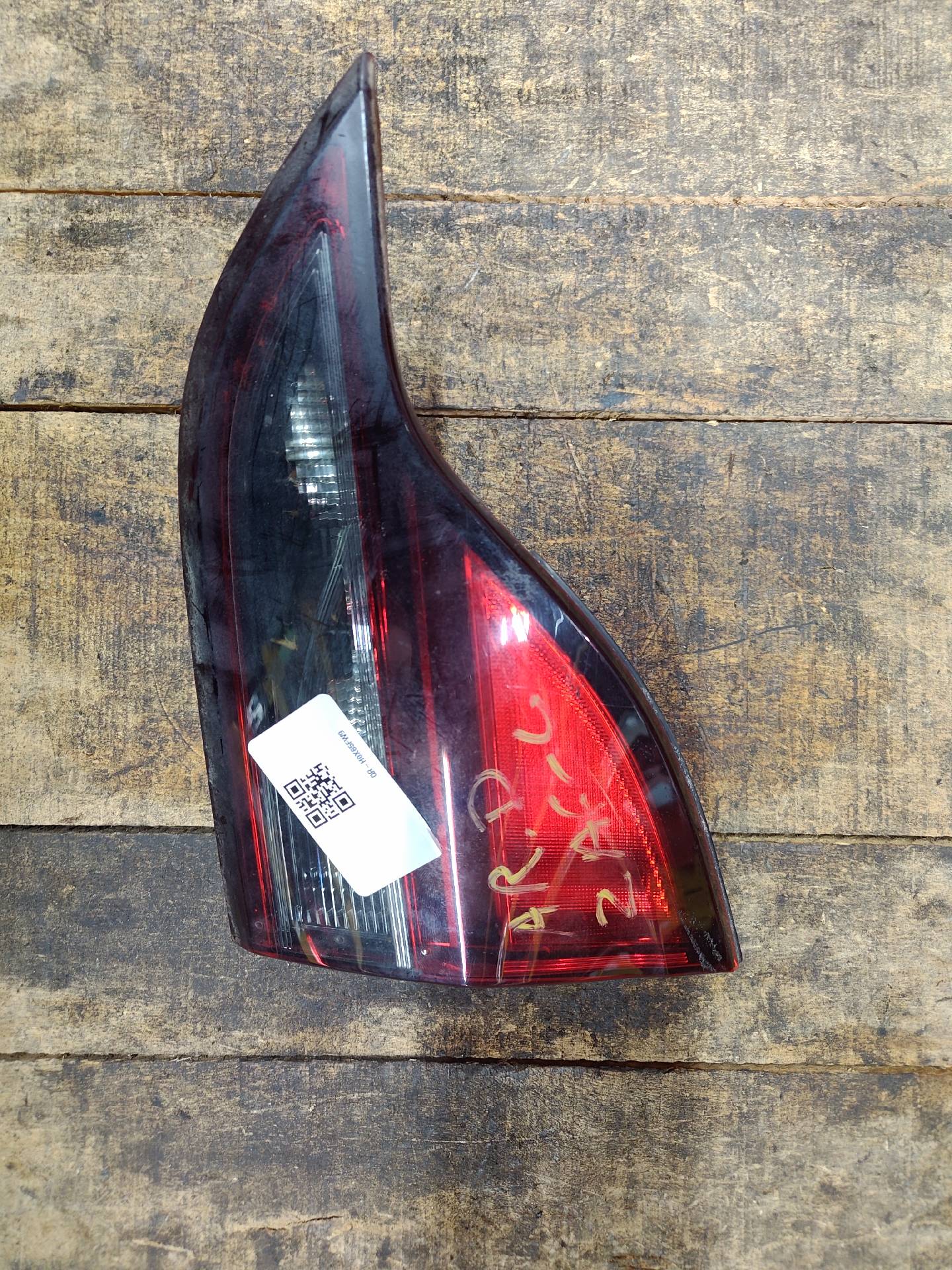 Right rear tail light for Zafira C hatchback