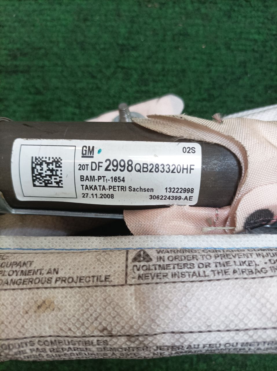 Gordijnairbag links Opel Insignia A