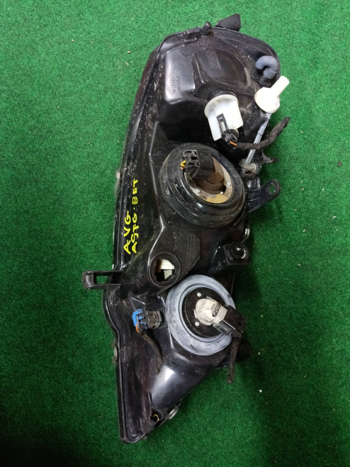 Left front headlight Opel Astra G berton, black housing