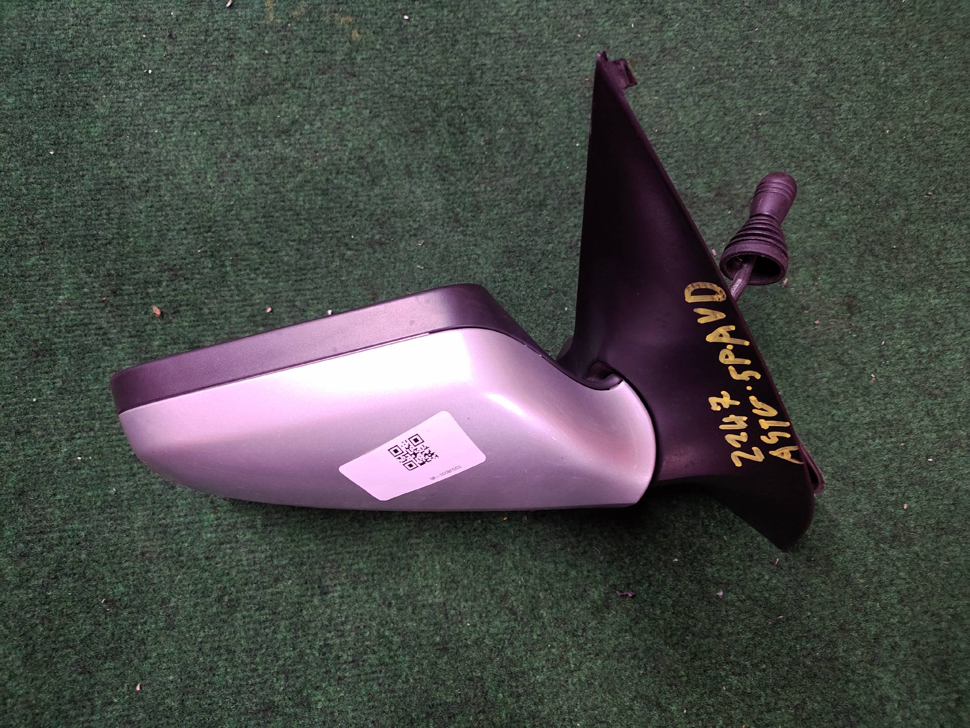 Right manual side mirror for Opel Astra G 5-door