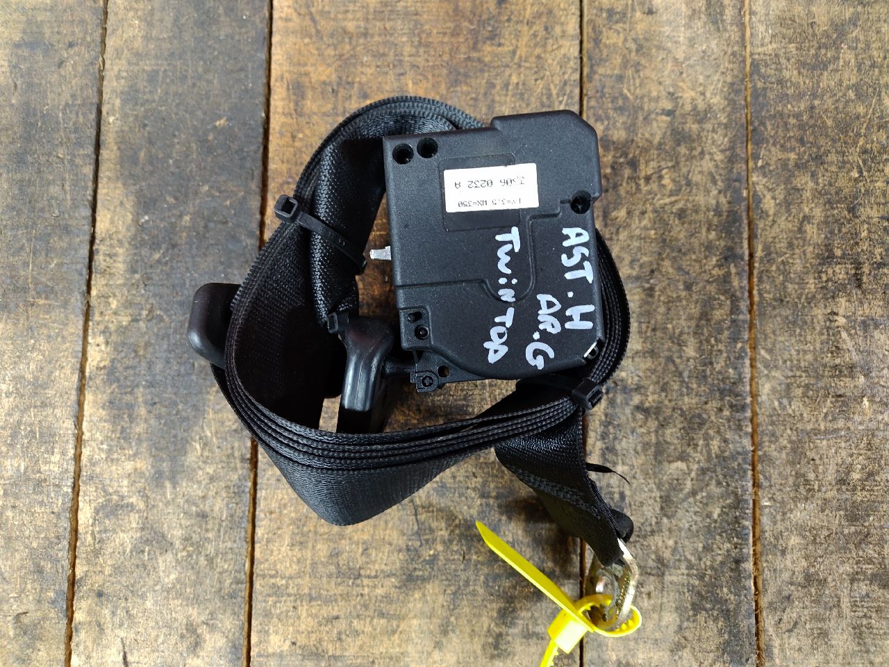 Ceinture arrière gauche twintop
