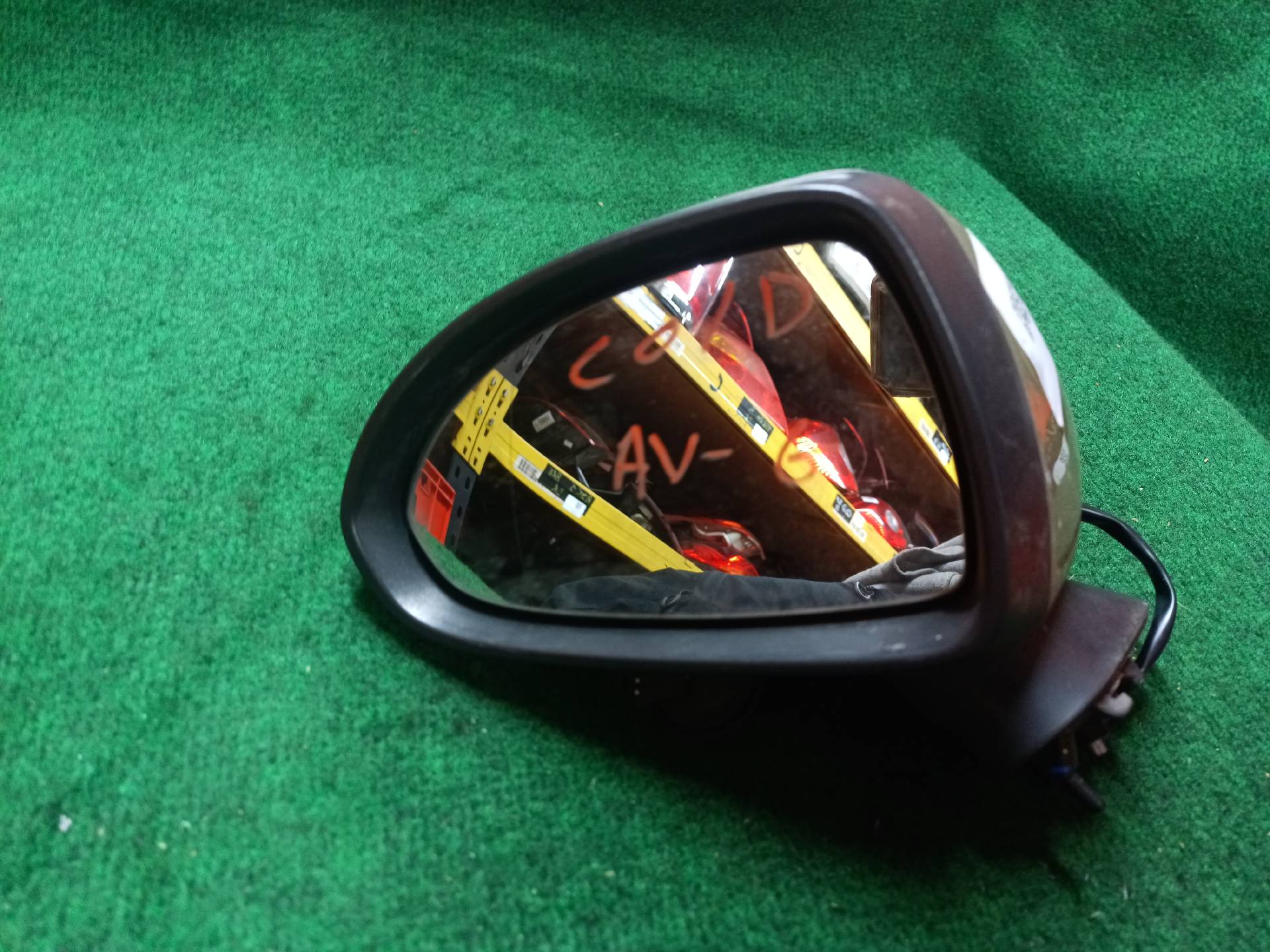 Left exterior mirror Opel Corsa D unheated