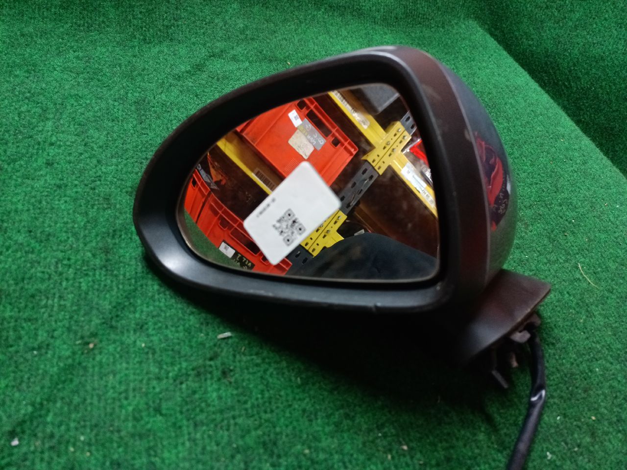 Left electric heated exterior mirror for Opel Corsa D