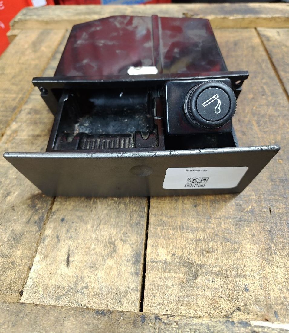 Dark gray ashtray