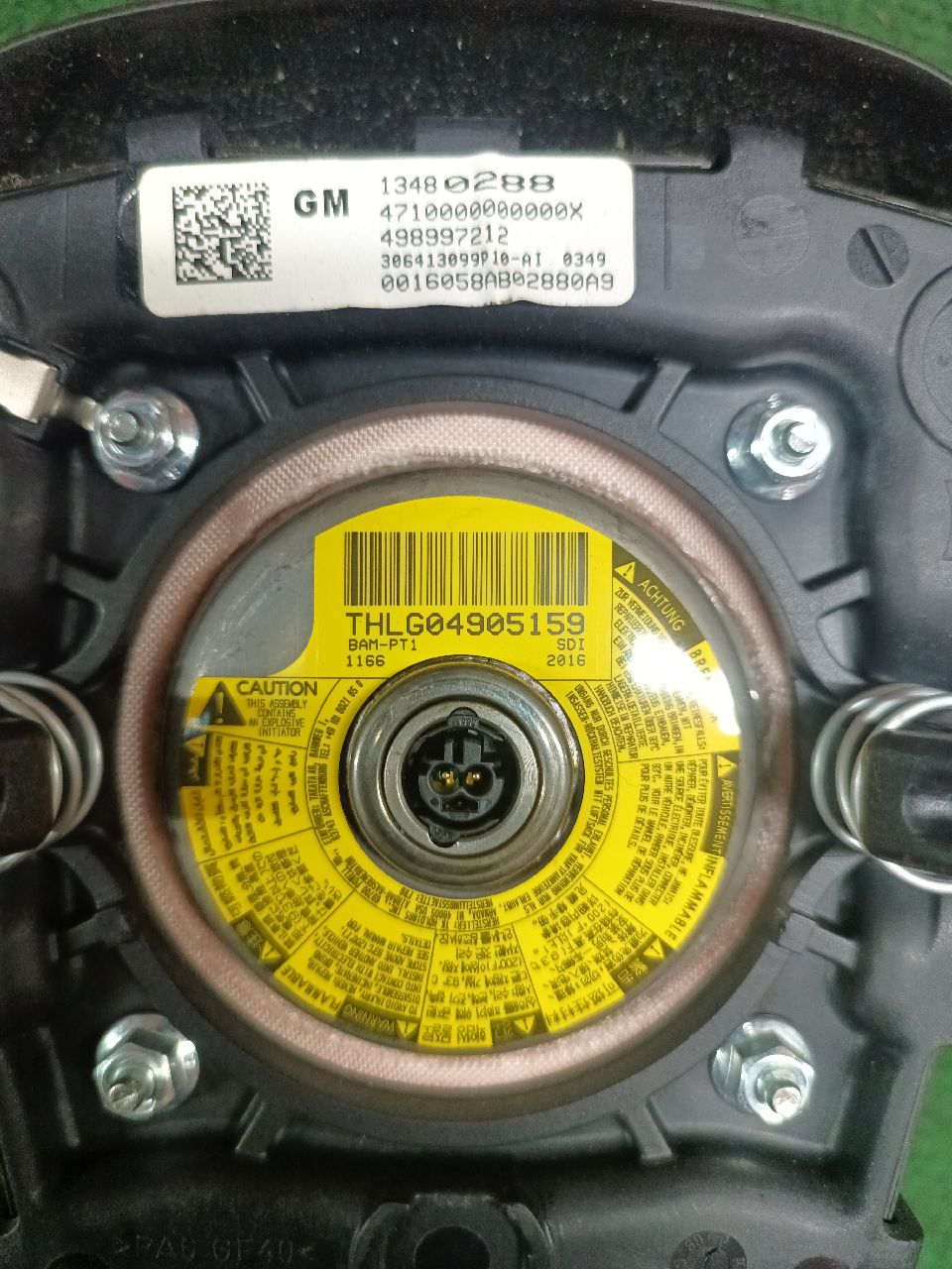 Airbag de volant Zafira C Vauxhall