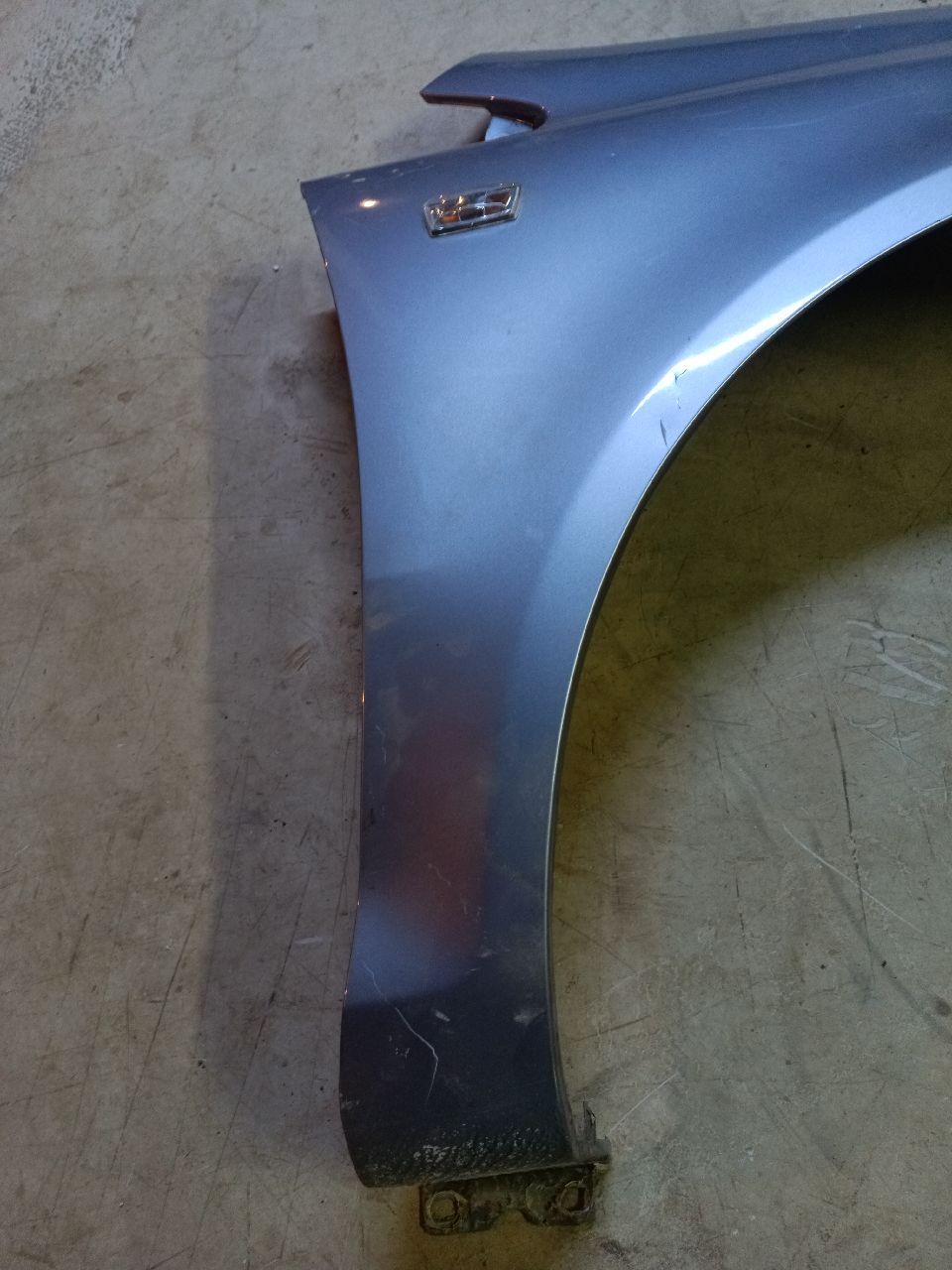 Front right fender Corsa D blue-grey