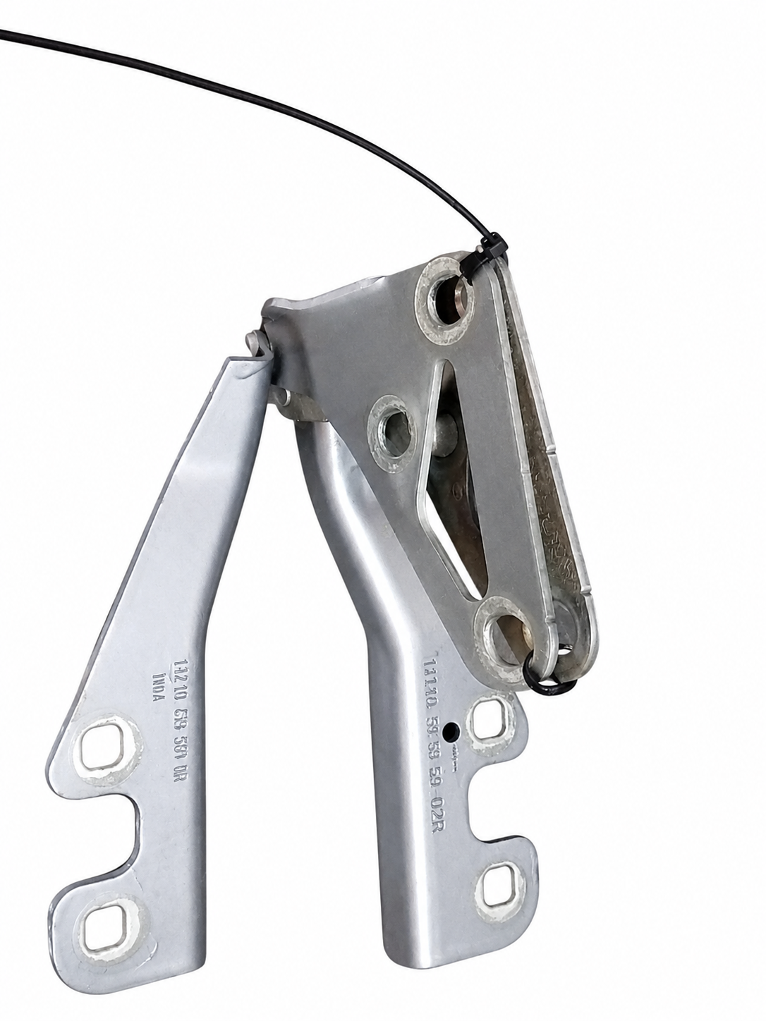 hood hinge, right and left